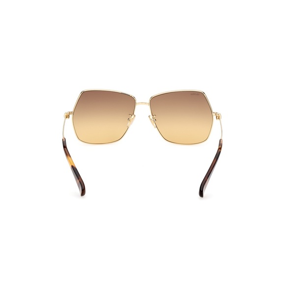 MAXMARA JEWEL MM0035-H GOLD GRADIENT SUNGLASSES - Picture 6 of 7